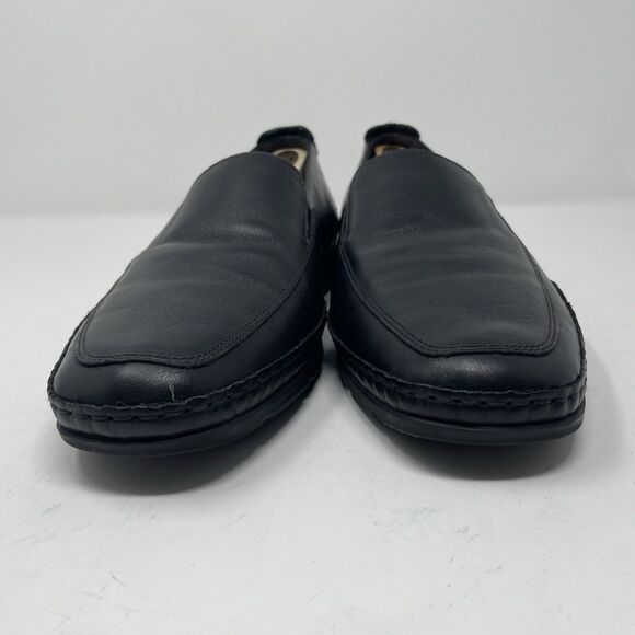 Mephisto Edlef Mens Black Leather Casual Slip On Loafers Shoes Size 10 /EUR 9.5 - Picture 3 of 9